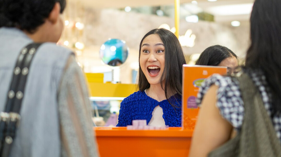 happy store employees